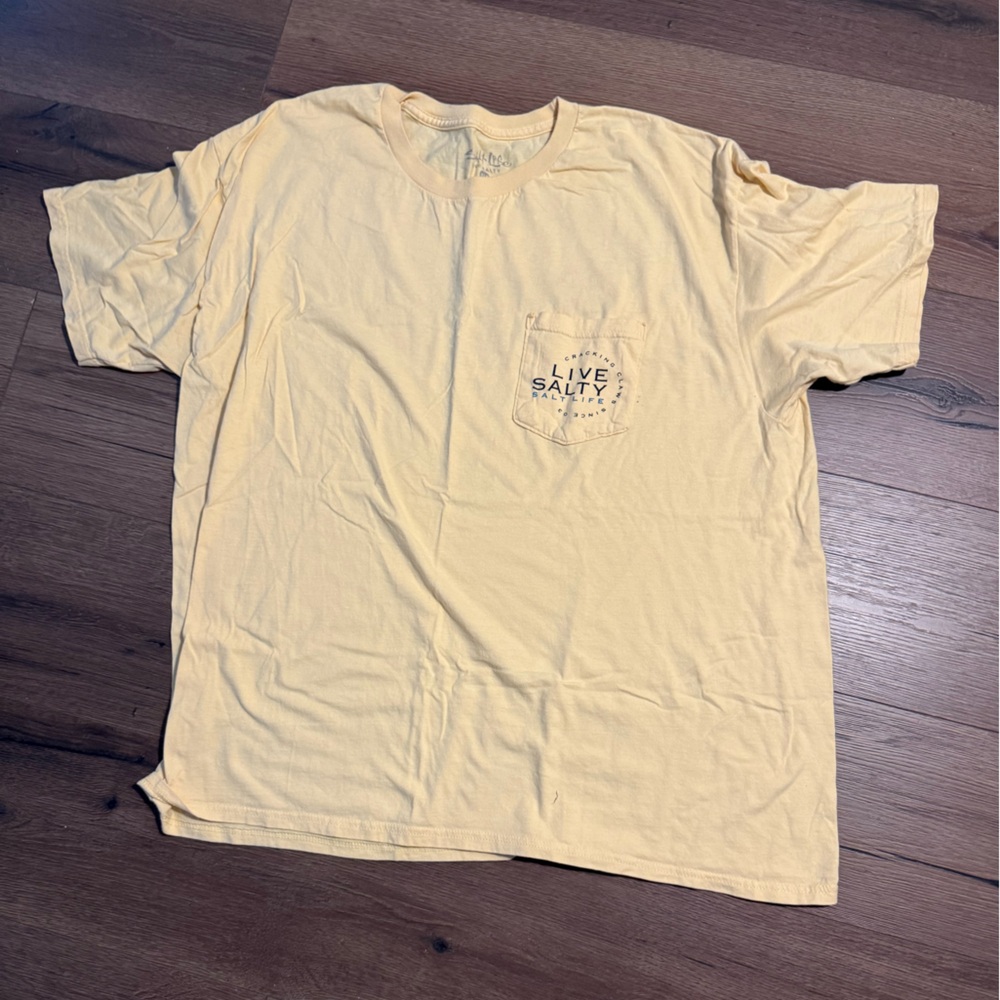 Salt Life Yellow Graphic Tee